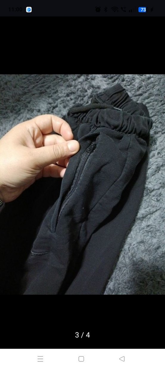 Siyah Rahat Kadın Eşofman Altı - Görsel 3