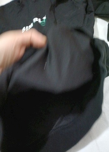 Siyah Kapüşonlu Fermuarlı çocuk Sweatshirt - Görsel 3