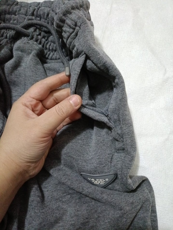 Gri Rahat Kesim erkek Eşofman Altı - Görsel 5