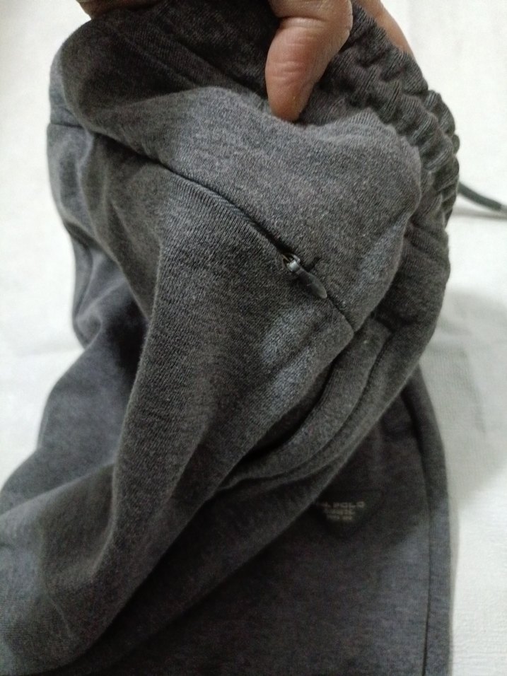 Gri Rahat Kesim erkek Eşofman Altı - Görsel 4