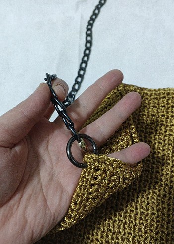 taba Örgü Kadın Çanta - Görsel 2