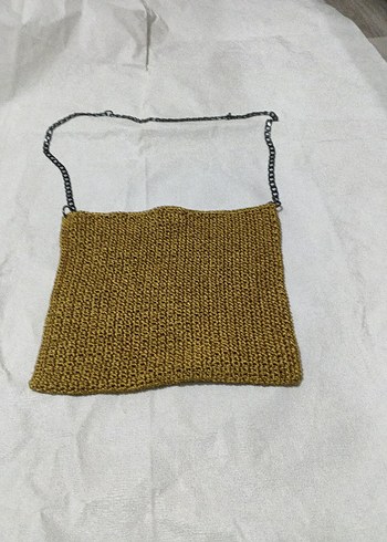 taba Örgü Kadın Çanta - Görsel 5