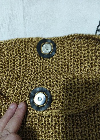 taba Örgü Kadın Çanta - Görsel 3