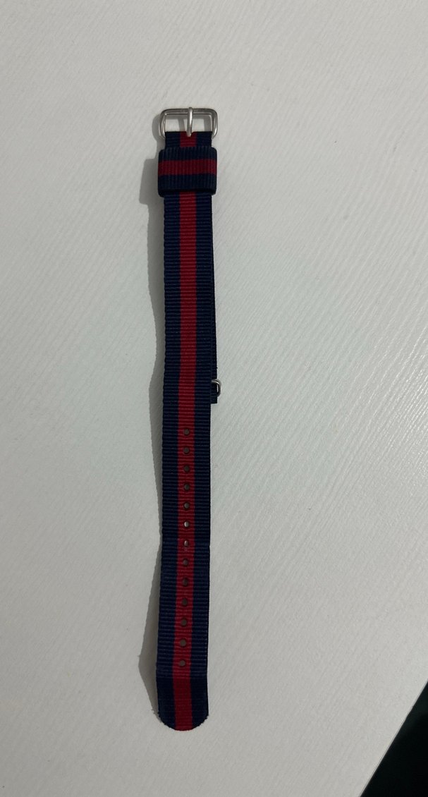 Erkek Çok Renkli Kumaş Saat Kayışı - Görsel 3