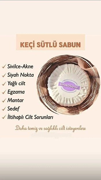 Keçi sütlü sabun
