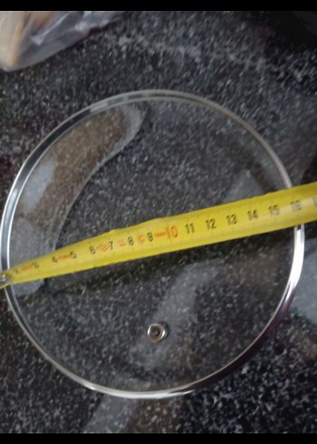 Gri Tencere Cam Kapak 16 cm
