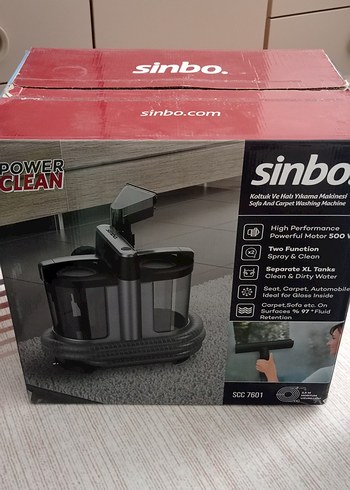 Sinbo Siyah Koltuk ve Halı Yıkama Makinesi