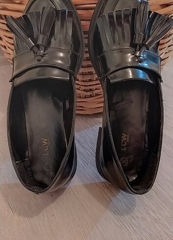 36 Beden siyah Renk Rugan Loafer