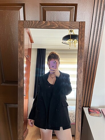 l Beden Siyah blazer