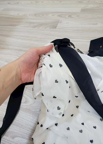 xs Beden beyaz Renk kaplı mini elbise