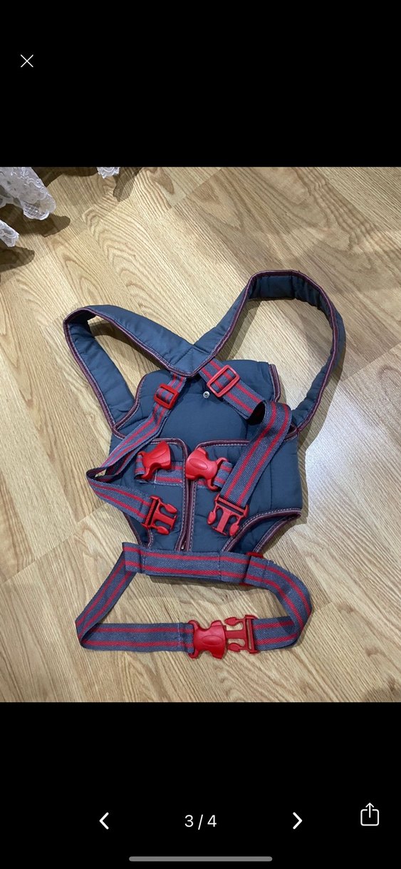 Gri Bebek Taşıyıcı Kanguru ana kucağı - Görsel 3