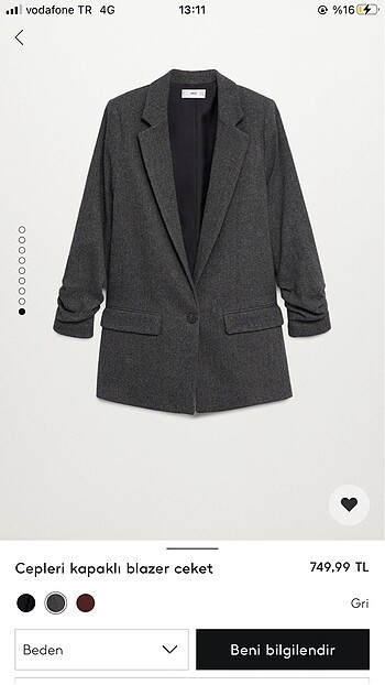 Mango blazer ceket
