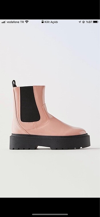 37 Beden pembe Renk Zara bot