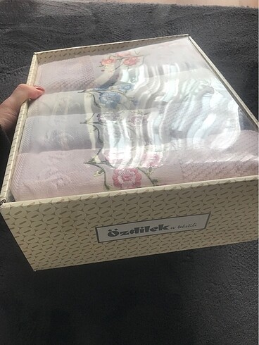 Beden Özdilek havlu seti işlemeli 4 lü