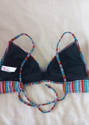 s Beden çeşitli Renk Renkli Çizgili Bohem Bikini Üstü penti