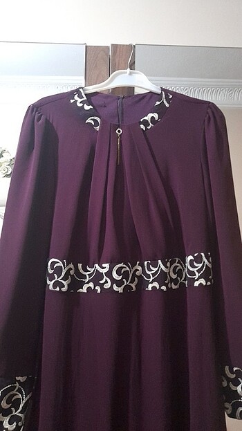 44 Beden Bordo elbise