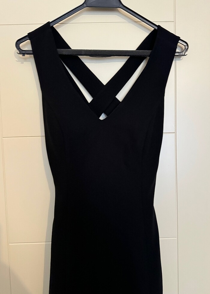 Siyah abiye elbise - Görsel 2