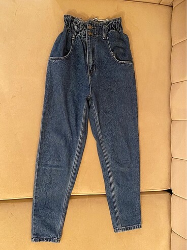 Yüksek bel mom jeans