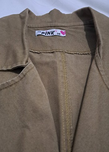 Thomas Pink Düğmeli Bej Kadın Trençkot