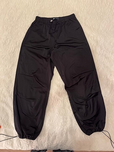 ZARA SATEN PARASUT PANTOLON