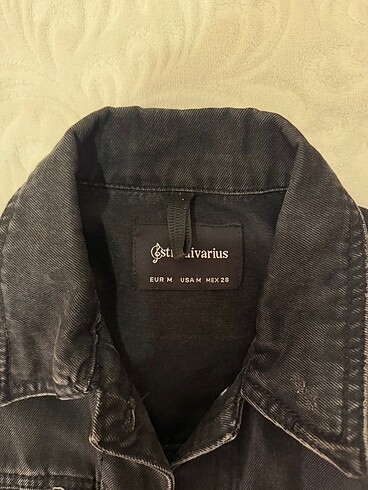 m Beden STRADIVARIUS CROP KOT CEKET