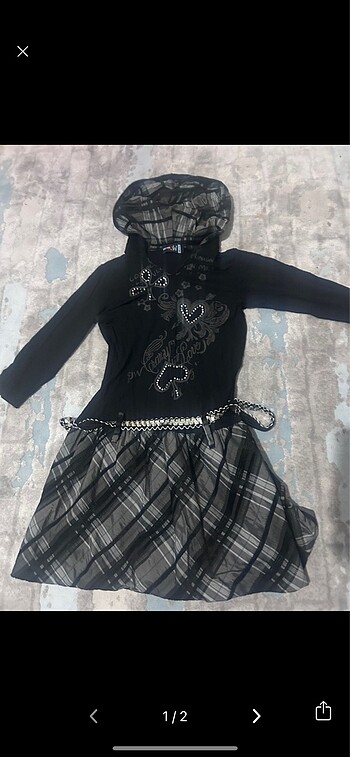 grunge emo gothic y2k elbise