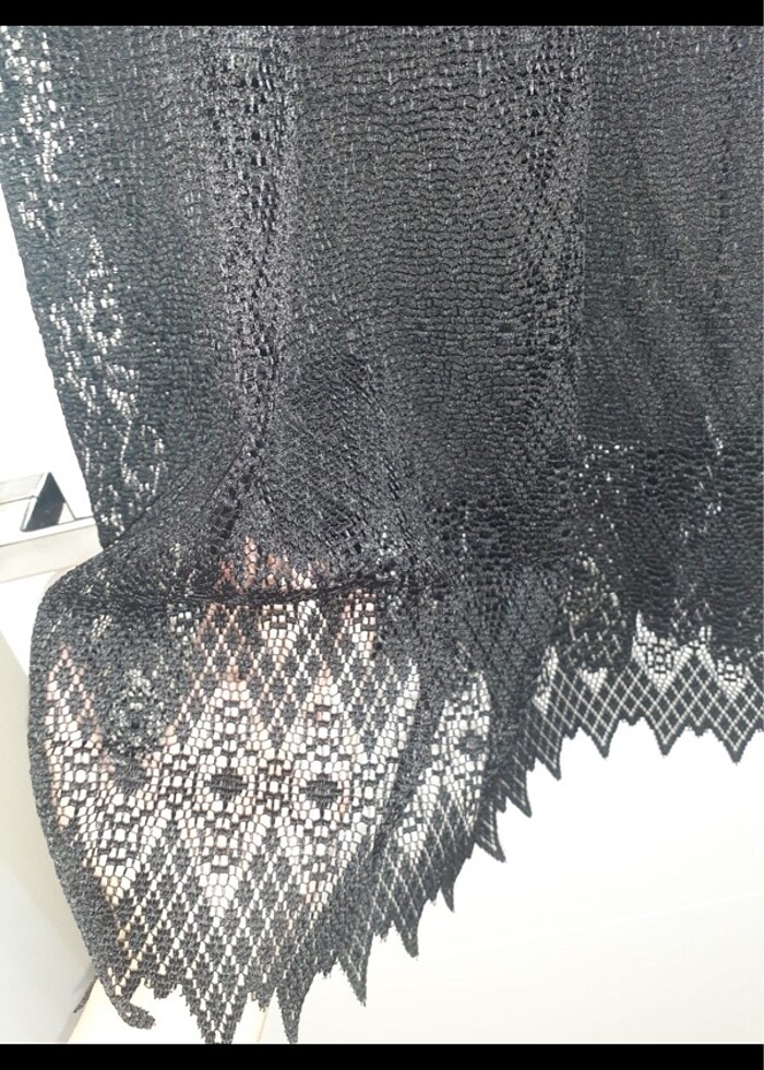 Sıyah dız altı elbıse - Görsel 4