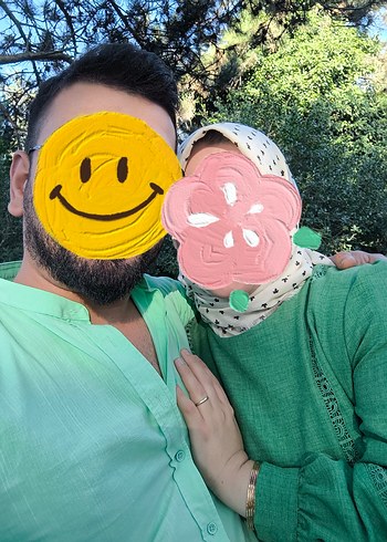 Yeşil Kuşaklı Uzun Kadın Elbise - Görsel 2