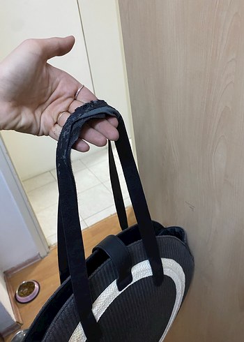 H&M Jüt Çanta - Görsel 3