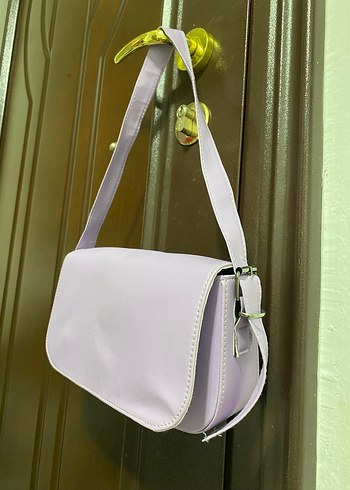 Lila Kadın Omuz Çantası - Görsel 2