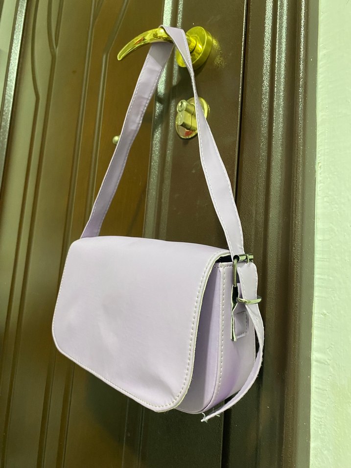 Lila Kadın Omuz Çantası - Görsel 2