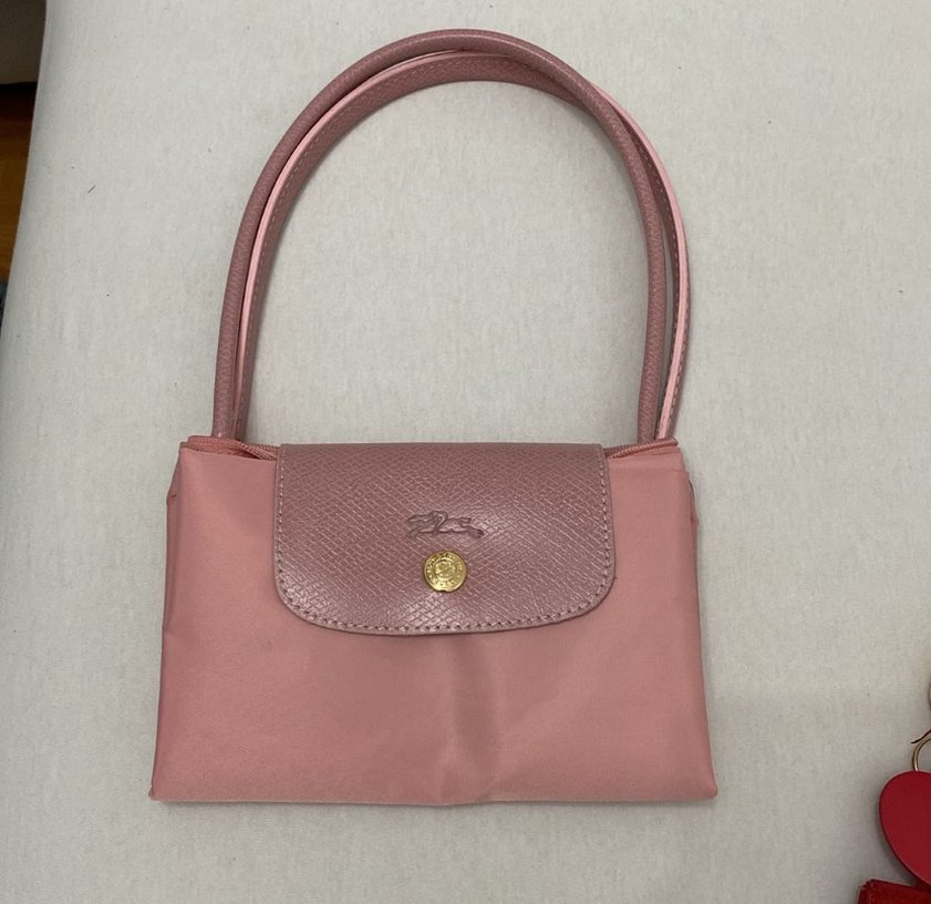 Fermuarlı Pembe Longchamp - Görsel 2