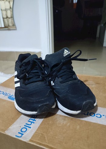 Adidas Adidas Siyah Elastik Spor Ayakkabısı