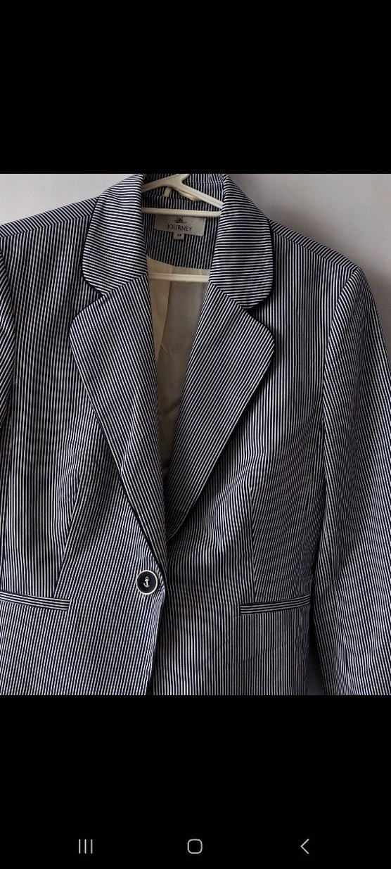 Journey çizgili  Kadın Ceket - Görsel 2