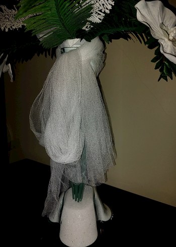 Beyaz Yapay Çiçek Aranjmanı - Görsel 3