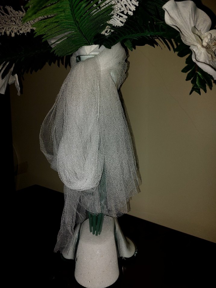 Beyaz Yapay Çiçek Aranjmanı - Görsel 3