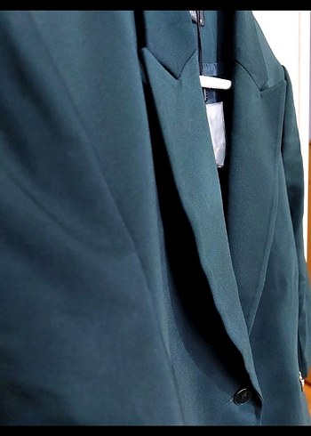 Kadın Yeşil  Blazer Ceket - Görsel 4