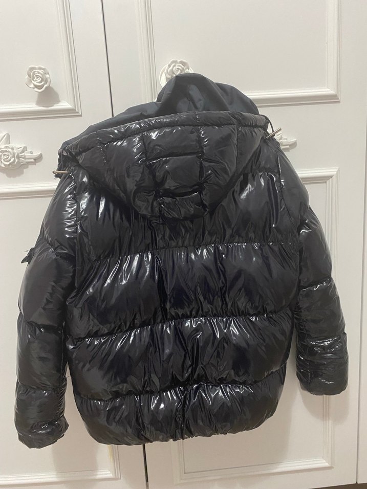 Koyu lacıvert Erkek Çocuk Street Wear Mont - Görsel 2