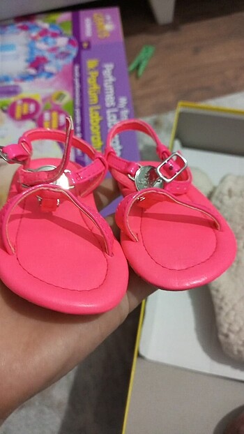 U.S Polo Assn. Kız bebek sandalet
