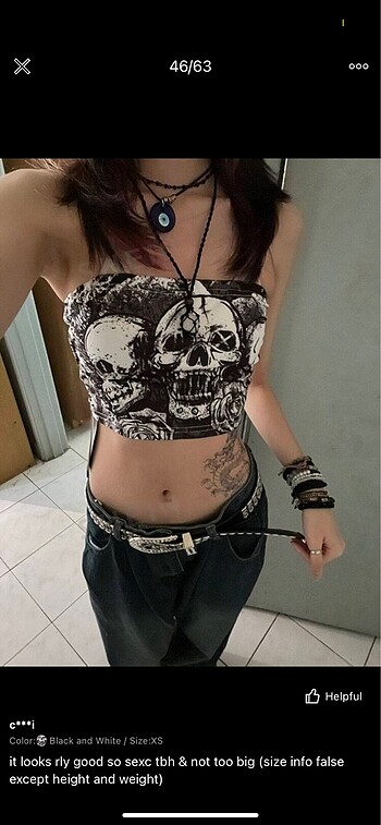 Diğer goth crop iskelet kurukafa