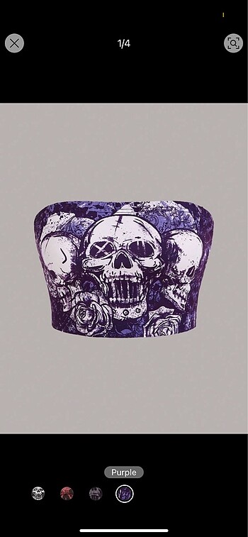 s Beden bordo Renk goth crop iskelet kurukafa