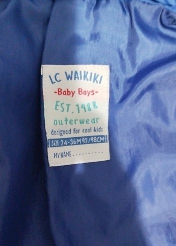 LC Waikiki Erkek Çocuk Mavi Kapüşonlu Şişme Yelek