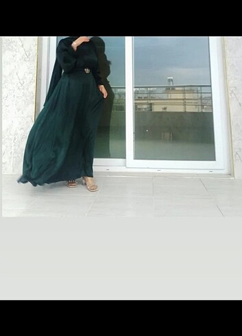 saten elbise