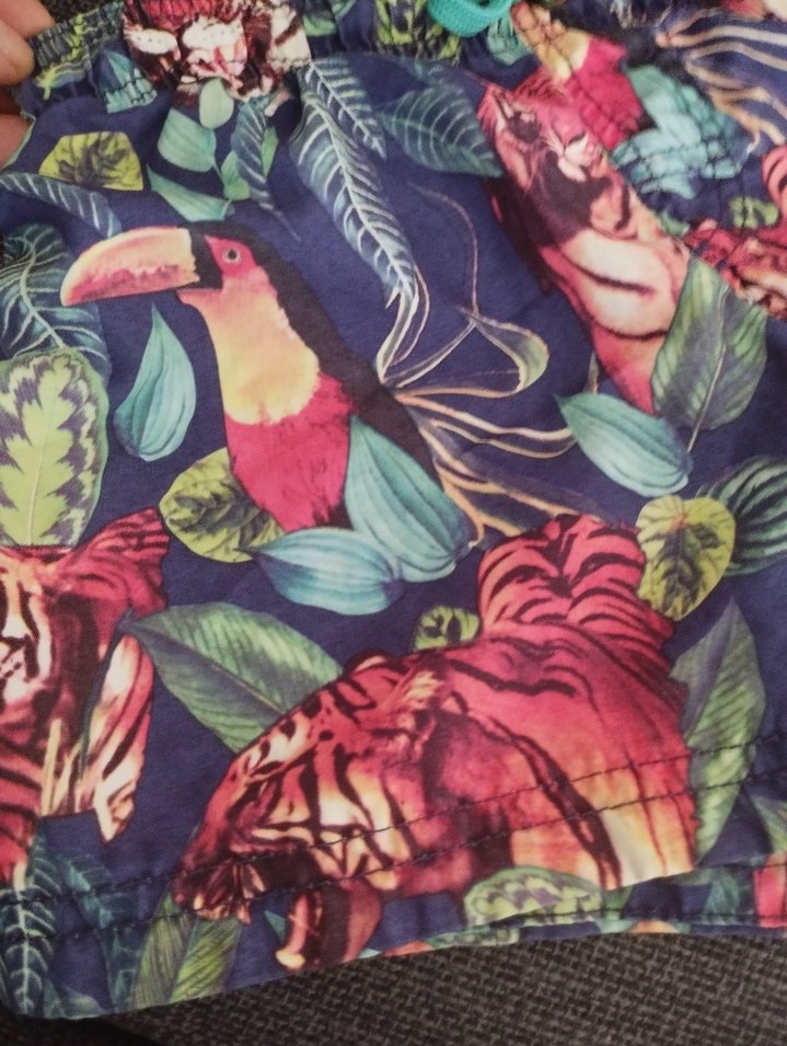 Erkek Çocuk Renkli Desenli Mayo Şort H&M marka - Görsel 2