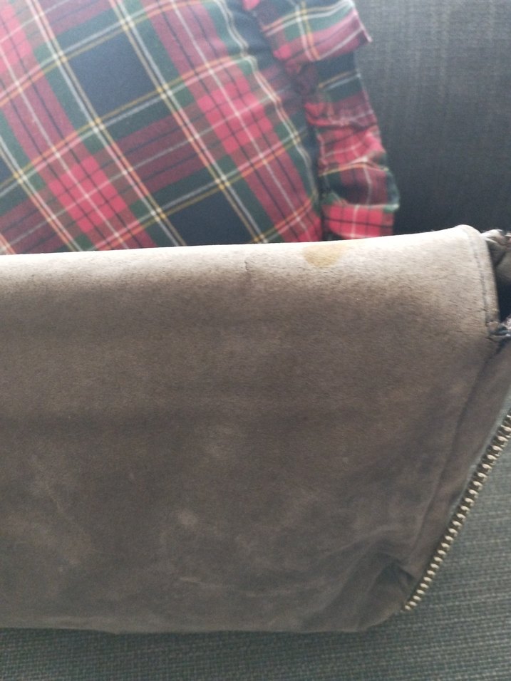 Kahverengi Süet Kadın Çanta - Görsel 3