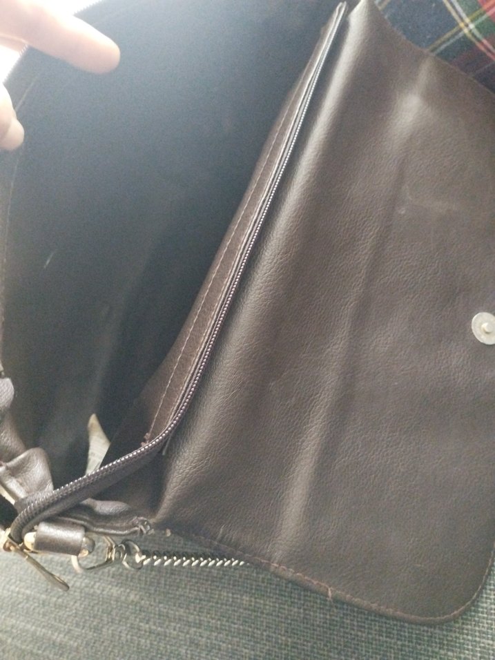 Kahverengi Süet Kadın Çanta - Görsel 4