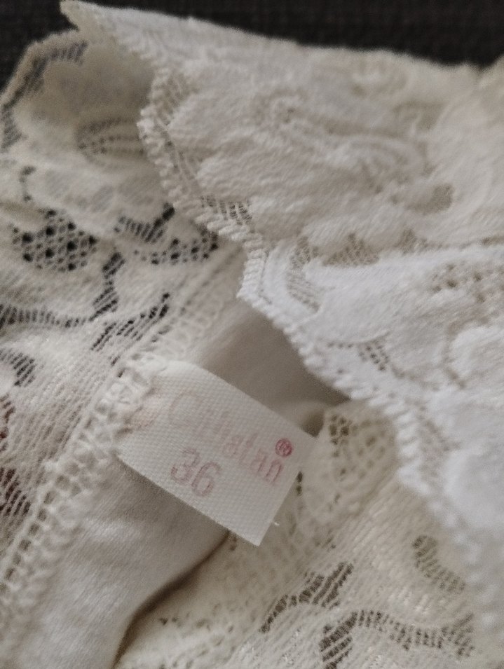 Beyaz Dantel badi - Görsel 5