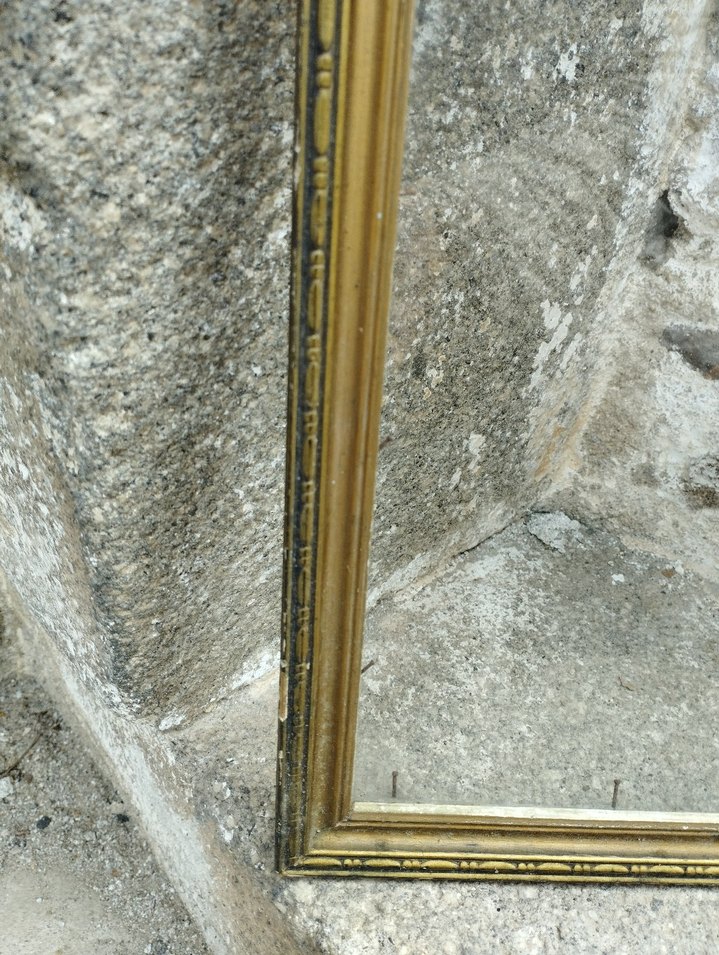 Parlak Altın Renkli antika Çerçeve - Görsel 4