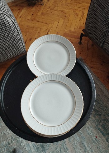 Parlak Beyaz porselen servis tabağı - Görsel 2