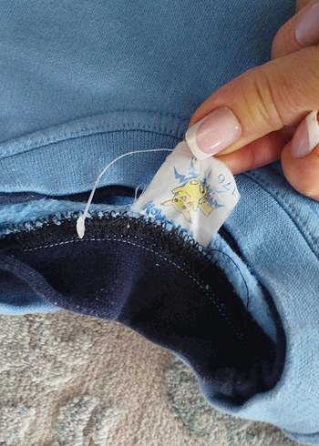 Mavi erkek Çocuk Triko Eşofman Takımı - Görsel 7